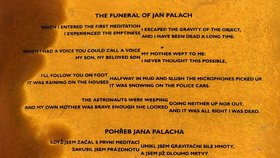 v Praze byl odhalen staronový pomník Jana Palacha.