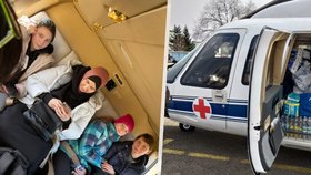 Piloti pomáhají transportovat ženy s dětmi z ukrajinských hranic. Tam naopak transportují humanitární pomoc.