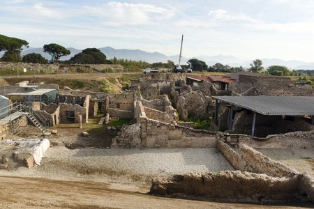 Archeologové stále odhalují trosky zničeného města Pompeje.