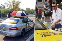 Taxikář najel na policisty! Jeden skončil v nemocnici