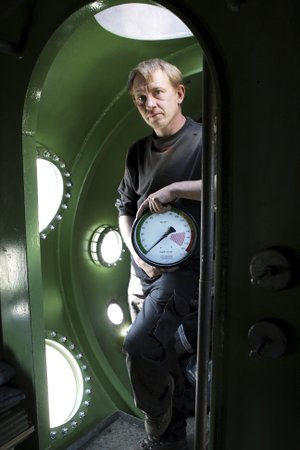 Peter Madsen v ponorce v roce 2008