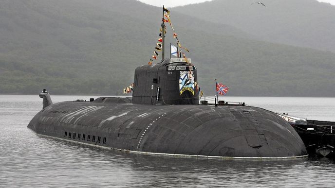 ponorka, ilustrační foto, stejné třídy je také ponorka Orel, která v doku vzplála