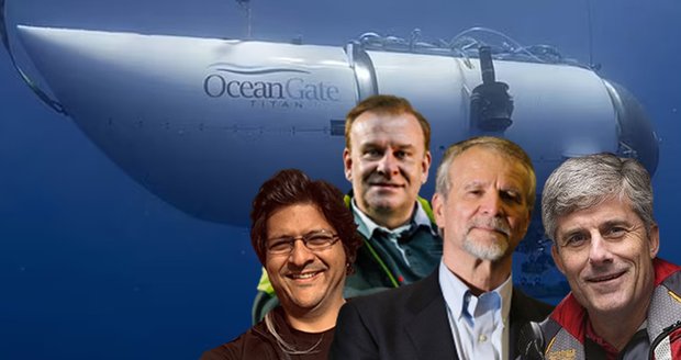 Miliardáři z ponorky, která se ztratila u Titaniku: Tváře těch, kterým dochází kyslík!