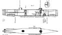 American Diver, jedna z prvních testovacích ponorek, na nákresu Jamese McClintocka