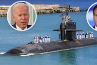 Roztržka kvůli jaderným ponorkám: Biden chlácholí Macrona, proberou to osobně v Evropě