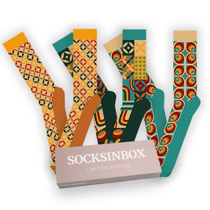 Retro (set 3 párů), Socks in Box, 590 Kč, socksinbox.cz