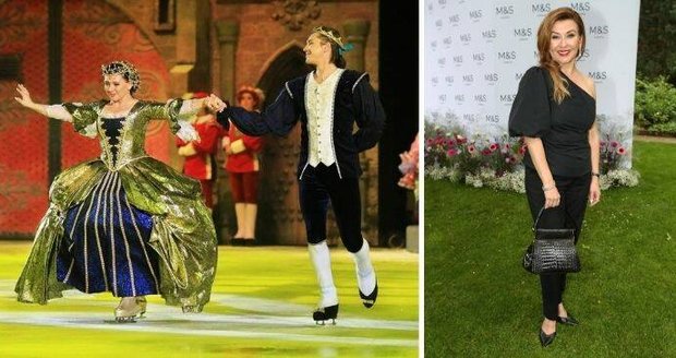 Dana Morávková nazula brusle jako královna v muzikálu Popelka na ledě.