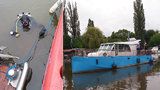 Dramatická záchrana na Vltavě: Po řece plula neovladatelná loď, za všechno mohla stará bójka
