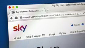 Sky patří mezi největší poskytovatele internetových služeb v Británii.