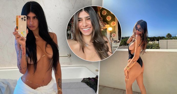 Slavná pornoherečka Mia Khalifa