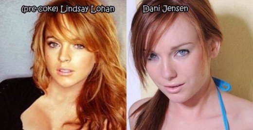 Herečka Lindsay Lohan a Dani Jensen