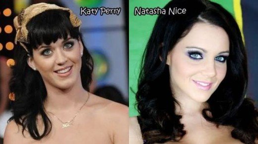 Zpěvačka Katy Perry a Natasha Nice