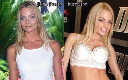 Herečka Jaime Pressly a Jesse Jane