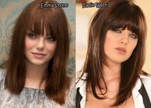 Herečka Emma Stone a Sadie West