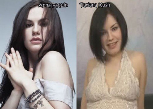 Herečka Anna Paquin a Tatiana Kush