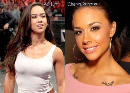 AJ Lee a Chanel Preston