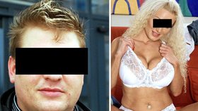 Pornohvězda Sharon Pink údajně týral její manžel Petr.