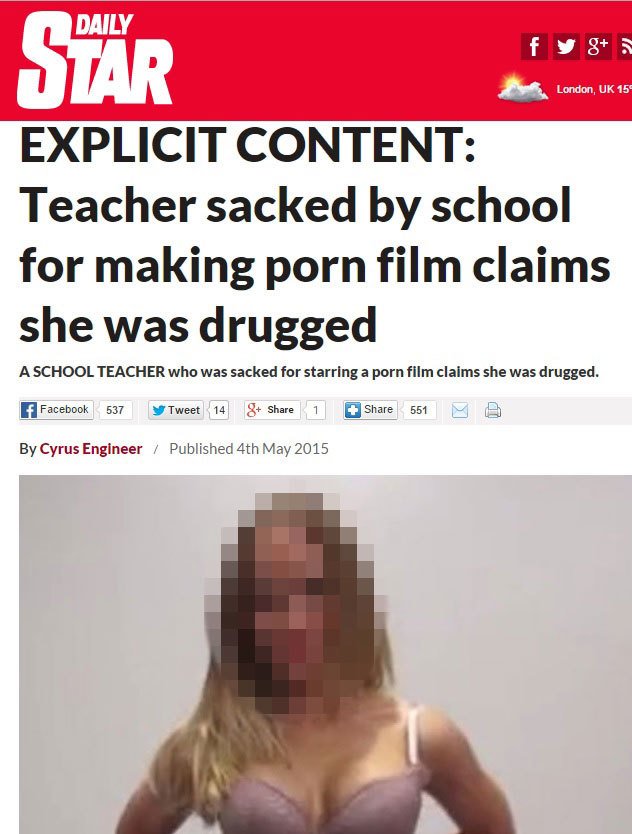 Porno učitelce se už směje celý svět