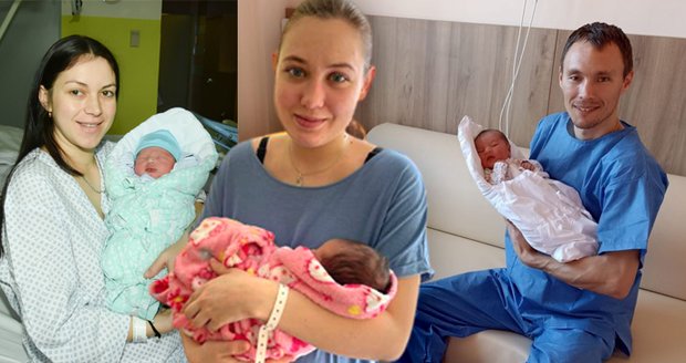 Těhotné Ukrajinky utíkají před válkou a rodí v Česku: Na svět u nás přišli Adam, Katarina a Evička