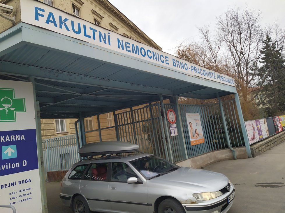 Fakultní nemocnice Brno, porodnice na Obilním trhu.