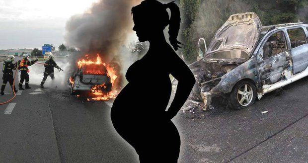 Cestou do porodnice jim auto zachvátily plameny: Celá rodina skončila v nemocnici