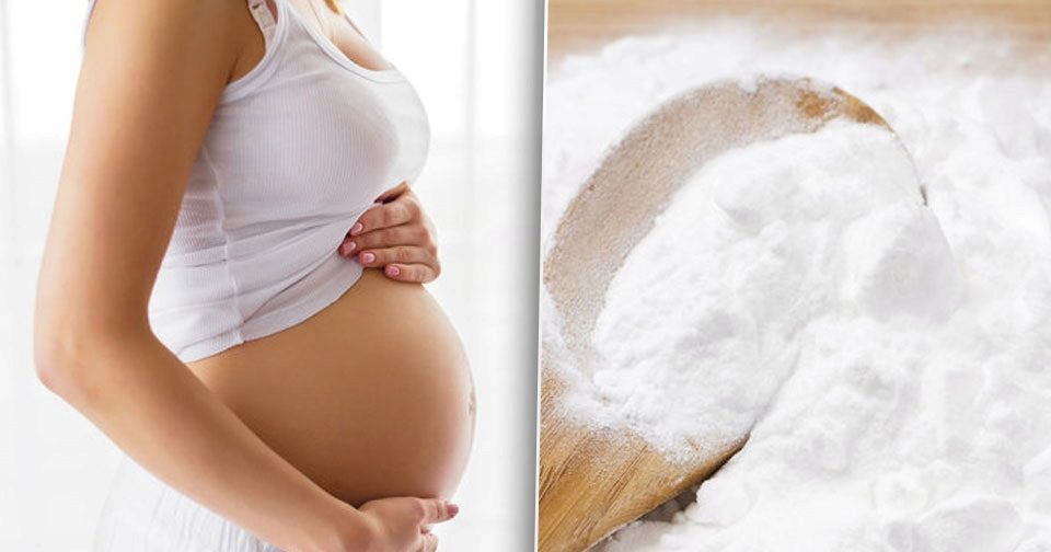 Jedlá soda má nejspíš velice pozitivní účinky na ženy těsně před porodem.