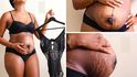 Ženy sdílejí na internetu fotografie svých těl po porodu.