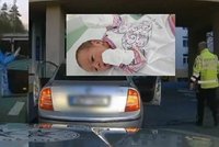 Natálka spěchala na svět: S cestou do porodnice pomohli nastávajícím rodičům policisté