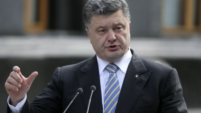Ukrajinský prezident Petro Porošenko