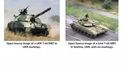 Porovnání snímků tanku T-64