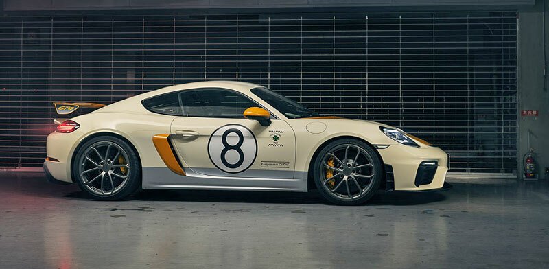 Porsche 718 Cayman GT4 Tribute to 906