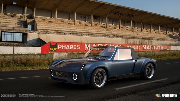 Je tu další zajímavý restomod. Britové chystají Porsche 914 s technikou z Caymanu