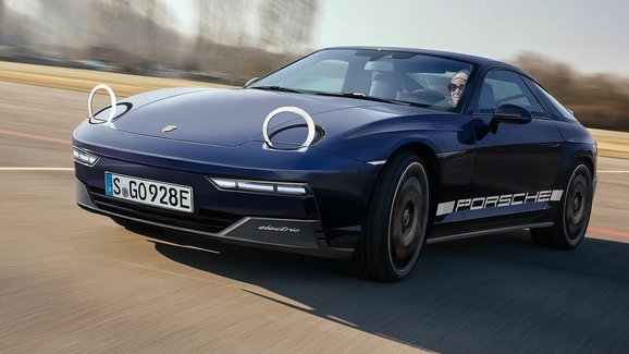 Porsche 928 pro moderní dobu? Známý designér si ho umí představit. I s mrkačkami