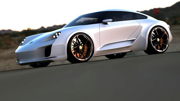 Takto si příští Porsche 911 představuje designér Bugatti Chiron