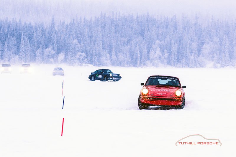 Porsche Below Zero Ice Driving