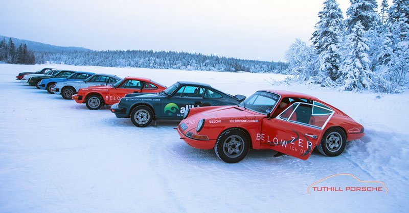 Porsche Below Zero Ice Driving