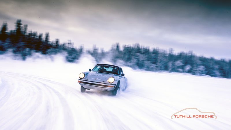 Porsche Below Zero Ice Driving