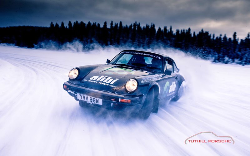 Porsche Below Zero Ice Driving