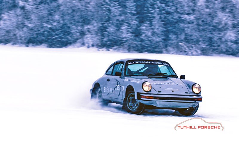 Porsche Below Zero Ice Driving