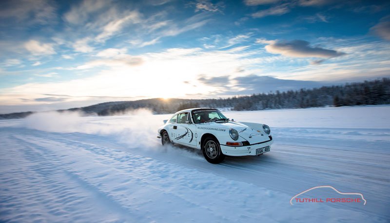 Porsche Below Zero Ice Driving
