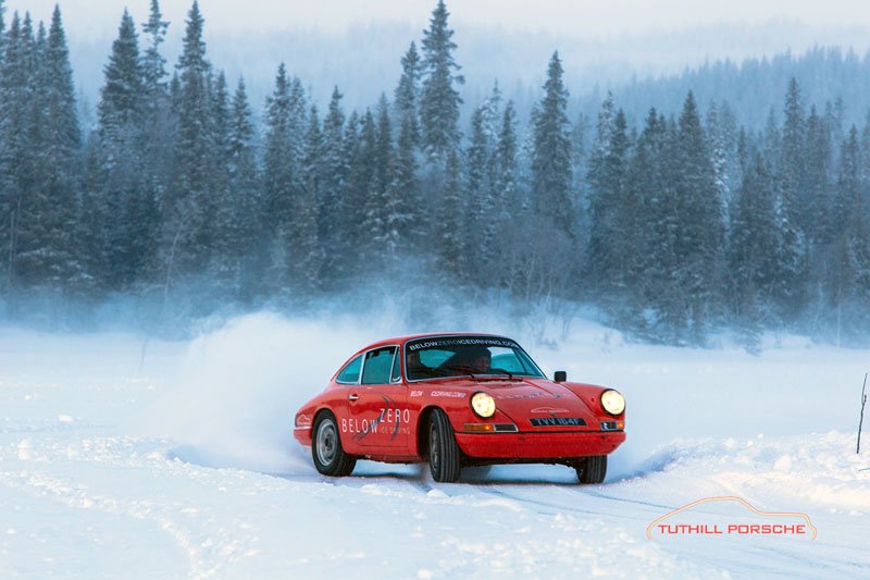 Porsche Below Zero Ice Driving