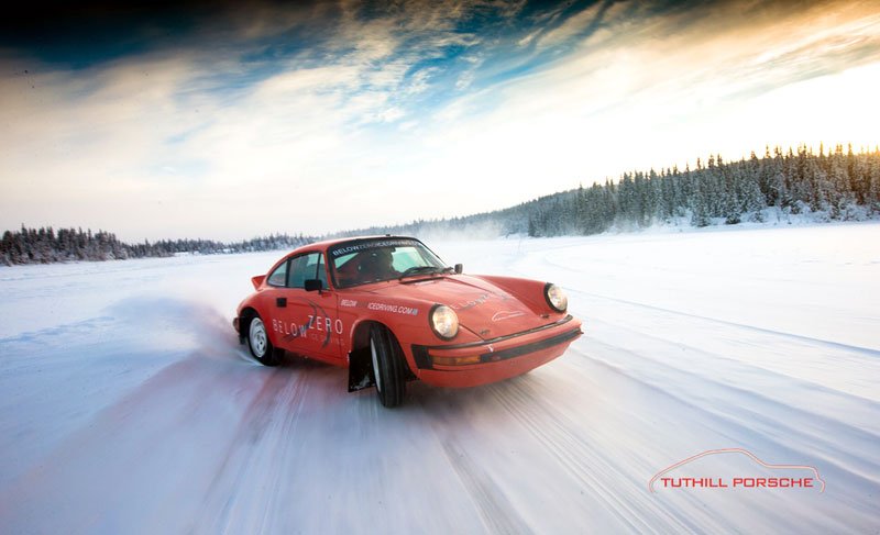 Porsche Below Zero Ice Driving