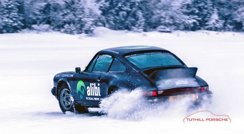 Porsche Below Zero Ice Driving