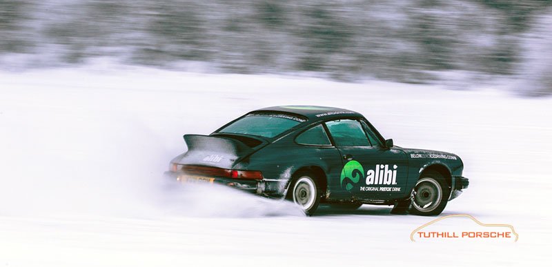 Porsche Below Zero Ice Driving