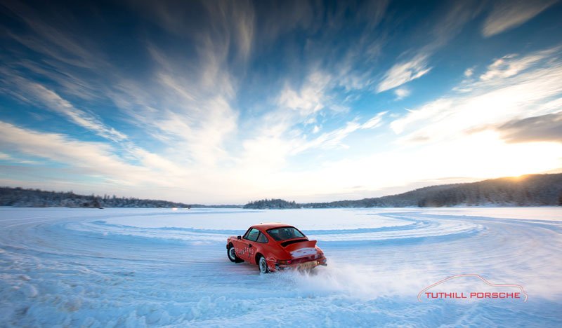 Porsche Below Zero Ice Driving