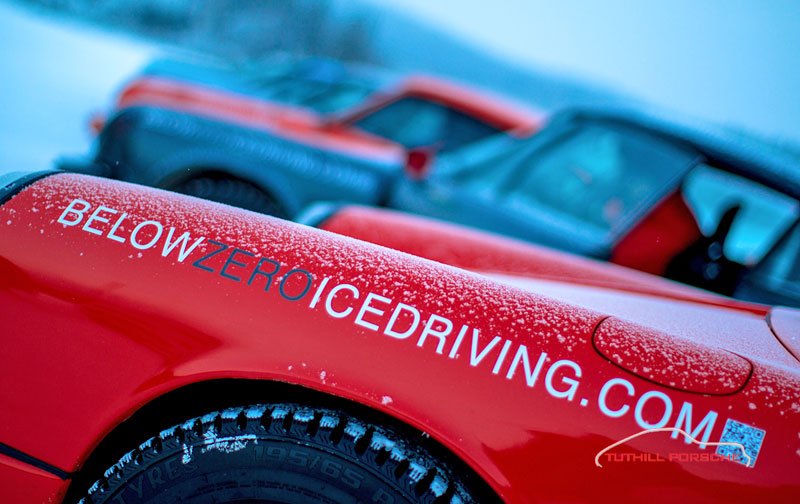 Porsche Below Zero Ice Driving