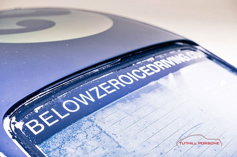 Porsche Below Zero Ice Driving