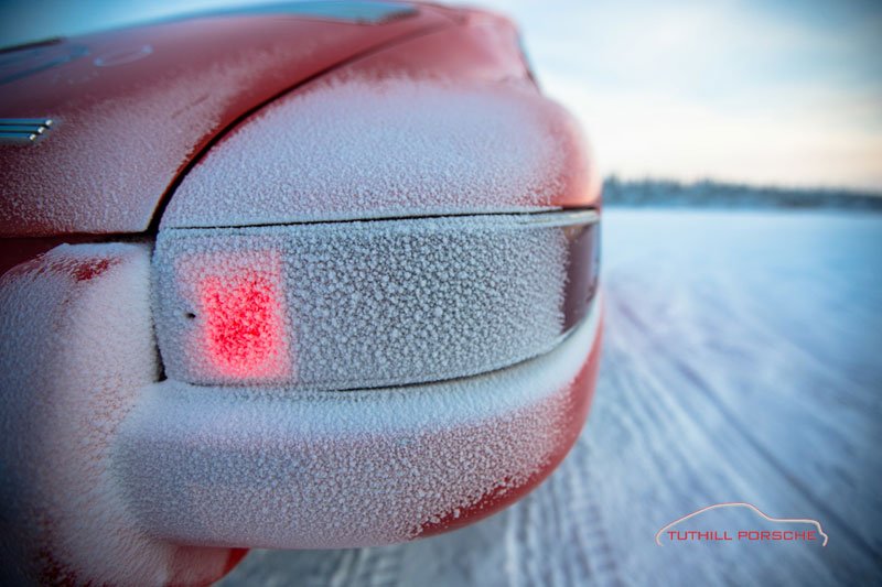 Porsche Below Zero Ice Driving