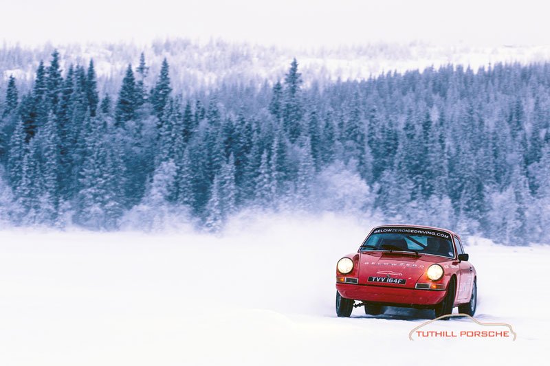 Porsche Below Zero Ice Driving