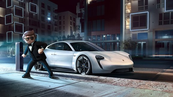 Porsche Mission E si zahrálo ve filmu. Ve své původní podobě z roku 2015